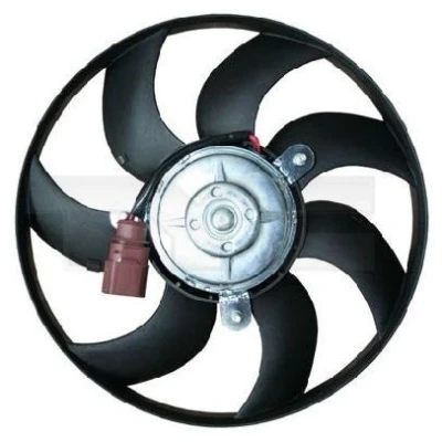 Abbildung von TYC 837 0032 Lüfter 295 200 ohne Kühlerlüfterrahmen (Zarge) VOLKSWAGEN: Golf 5, Touran I, Eos, SKODA: Octavia 3 Combi, II Hatchback, Yeti