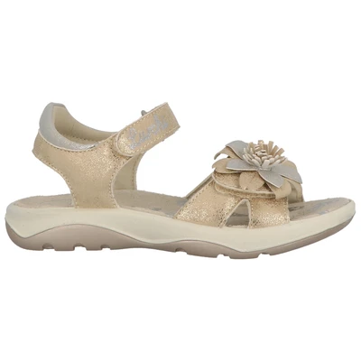 Abbildung von Lurchi Flora Riemensandalette für Kinder, Größe: 35, Gold Schuhe