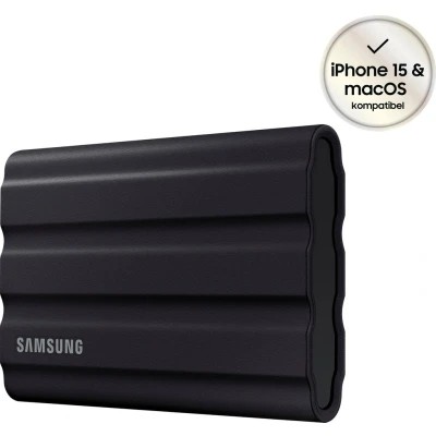 Abbildung von Samsung Portable SSD T7 Shield 1TB USB 3.2 Gen 2 IP65 Schwarz