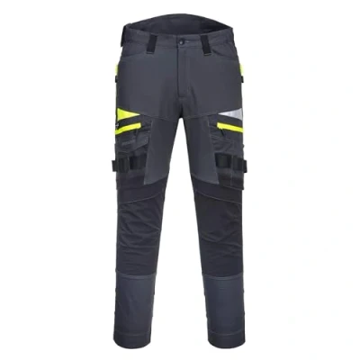 Abbildung von Portwest DX4 Arbeits Bundhose für Männer, Farbe: Graumetallic, Größe: 32, DX449MGR32
