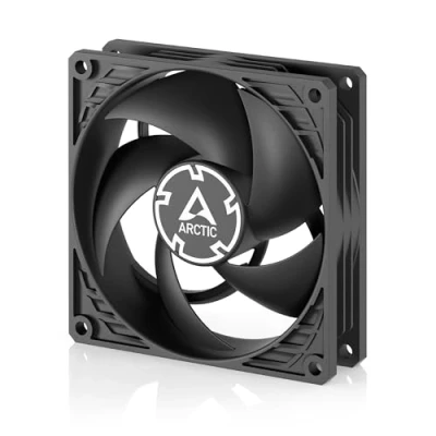 Abbildung von ARCTIC P9 Silent PC Lüfter 92 mm besonders leiser Gehäuselüfter optimiert für statischen Druck, Quasi lautloser Lüftermotor, 1900 RPM Schwarz