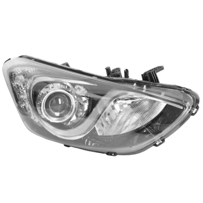 Abbildung von TYC 20 14319 05 2 Scheinwerfer rechts H7/H7/H7 mit Kurvenlicht für Rechtsverkehr Elektromotor HYUNDAI: i30 II Hatchback