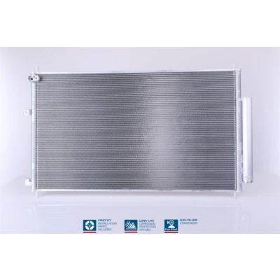 Abbildung von NISSENS 940538 Klimakondensator mit Trockner Aluminium 706 R 134a