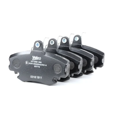 Abbildung von VALEO 301002 Bremsbelagsatz FIRST Vorderachse exkl. Verschleißwarnkontakt ohne Anti Quietsch Blech RENAULT: CLIO 2, TWINGO 1, Super 5 Hatchback