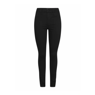 Abbildung von Pieces Pcdea HW Jeggings, Damen, Größe: 34x30, Black