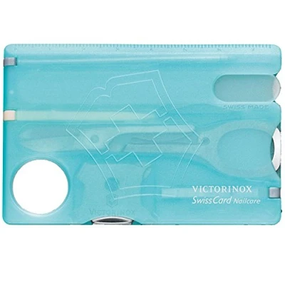 Abbildung von Victorinox, Multitool Karte, Swiss Card Nailcare, Taschenmesser, in Kreditkartenformat, 13 Funktionen, Schraubendreher 3 mm, 5 mm
