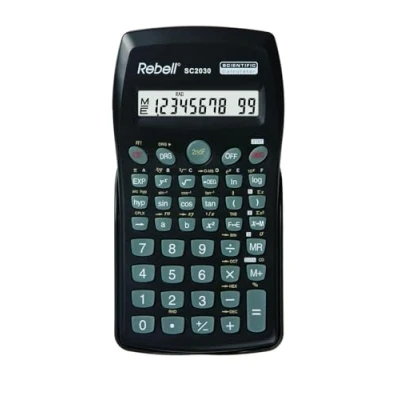 Abbildung von Rebell SC2030 Pocket wissenschaftlicher Taschenrechner, schwarz, Taschenrechner (Tasche, 10 Ziffern, 1 Zeilen, Batterie/Akku, schwarz)
