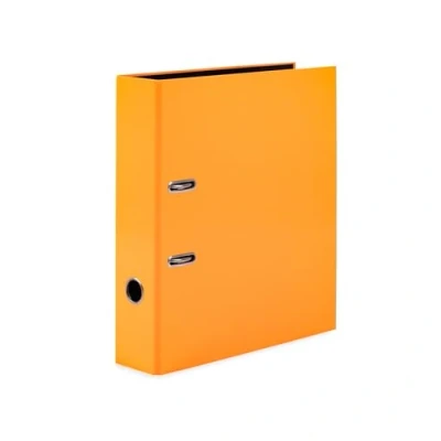 Abbildung von HERMA Ordner A4 Neon Orange Set, 5 Stück, 7 cm breit, Kinder Ringordner, einfarbiger Aktenordner in leuchtender Farbe für Jungen und Mädchen