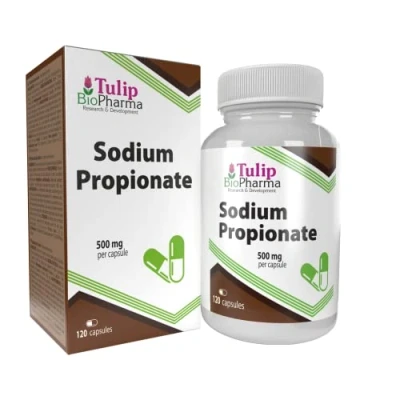 Abbildung von Propionsäure (Natriumpropionat) 500mg 120 Vegan Kapseln, Laborgeprüft, Hochdosiert