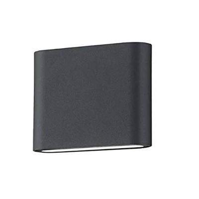 Abbildung von Trio Leuchten LED Außenleuchte Thames II 227560287, Aluminum titanfarbig, 2 x 2.5 Watt, A+, 1 Stück (1er Pack)