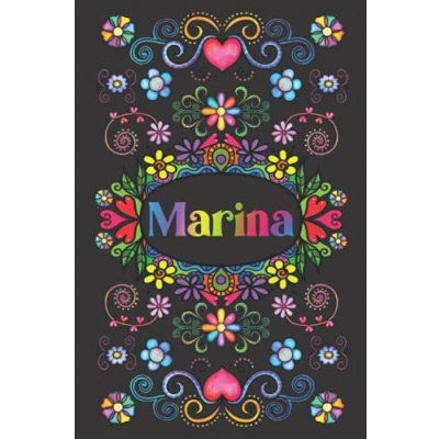 Abbildung von PERSONALISIERTES Notizbuch FÜR MARINA: Schönes Geschenk für Marina (Liniertes Mädchen und Frauen)