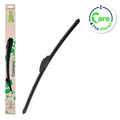 Abbildung von Scheibenwischer Valeo Canopy 583910 550mm Flachbalkenwischblatt, Wischgummi aus &gt;80 % nachhaltigen Materialien MAZDA: 6 Estate, CX 3, Saloon
