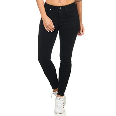 Abbildung von ONLY Damen Jeans Stretch Hose ONLWauw Life Skinny 15220118 Black Denim S/30