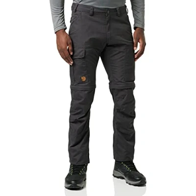 Abbildung von Fjällräven Herren Outdoor hose Karl Pro Zip Off, Dark Grey, 60 EU