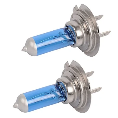 Abbildung von Mintice 2 x H7 6000 K Xenon Gas Halogen Scheinwerfer, Ersatzlampe, Weiß, 55 W