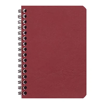 Abbildung von Clairefontaine 785922C Book, Age Bag checked, 9.5 x 14 CM, 50 Sheets, Red