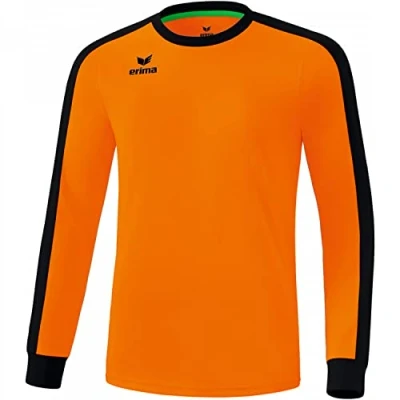 Abbildung von Erima Unisex Kinder Retro Star Trikot Langarm, New Orange/Schwarz, 164 EU