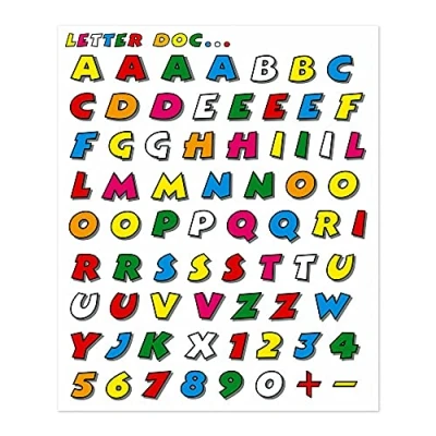 Abbildung von 4R Quattroerre.it 1208 Selbstklebende Buchstaben Kit, Valentino Rossi, Bunt