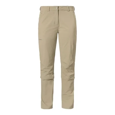 Abbildung von Schöffel Wander Engadin ZIP OFF Outdoorhose, Damen, Größe: 36, Beige