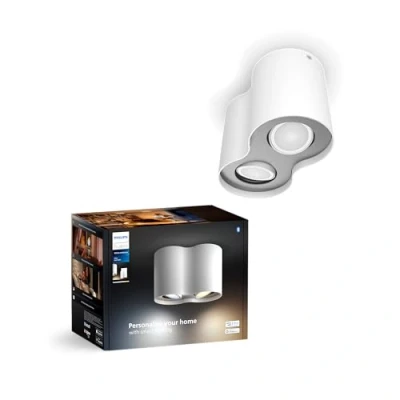 Abbildung von Philips Hue White Ambiance Pillar LED Spot, 2 fl., weiß