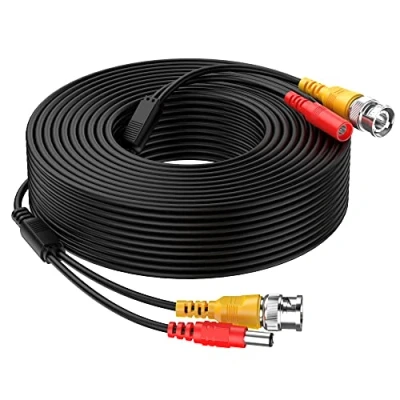 Abbildung von Cocar 65 Fuß 20M All in One BNC Video Verlängerungskabel mit Power DC Anschluss für Überwachungskamera Home Surveillance CCTV Closed Circuit TV System