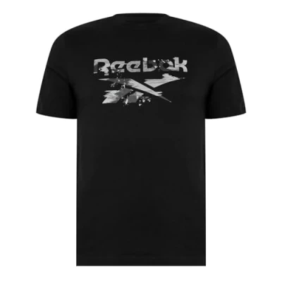 Abbildung von Reebok Modern Tshirt print, Herren, Größe: Small, Black