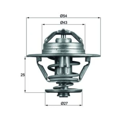 Abbildung von MAHLE ORIGINAL TX 93 79D Kühlwasserthermostat 79 54 mit Dichtung FIAT: Ducato II Platform/Chassis, I Panorama