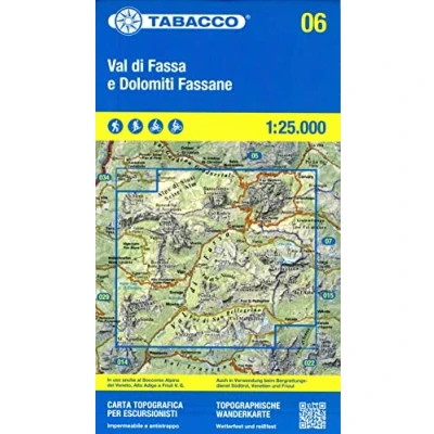 Abbildung von 06 Val di Fassa e Dolomiti Fassane: 1:25000 (Carte topografiche per escursionisti, Band 6)