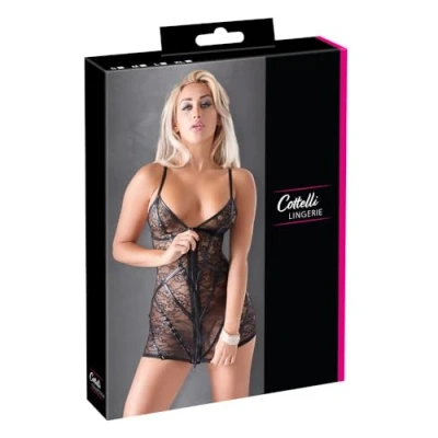 Abbildung von Cottelli Collection Damen 27160201031 Body, Schwarz (Nero 001), M