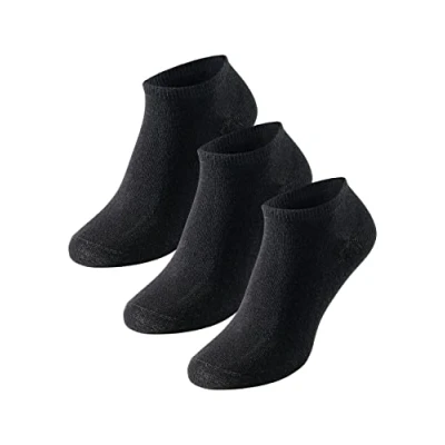 Abbildung von Uncover by Schiesser Damen 3 Pack Damensneaker, Schwarz, 35 38