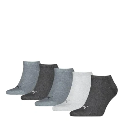 Abbildung von PUMA Unisex Plain Sneaker, Anthraci/l Mel Grey/m Grey New, 35/38 (5er Pack)