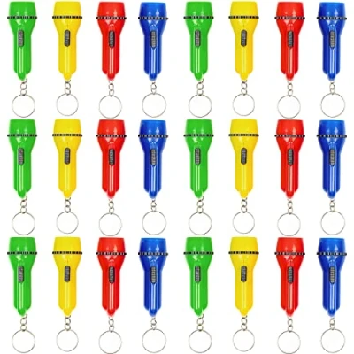 Abbildung von THE TWIDDLERS Taschenlampen Schlüsselanhänger für Kinder Ideal als Mitgebsel &amp; Geschenk Kindergeburtstag Giveaway, Camping, Outdoor Sicherheit (24)