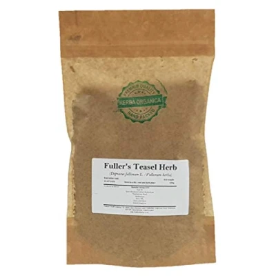 Abbildung von Wilde Karde Kraut/Dipsacus Fullonum L/Fuller&#039;s Teasel Herb # Herba Organica Carde, weis Distelen, Färberkarte, (100g)