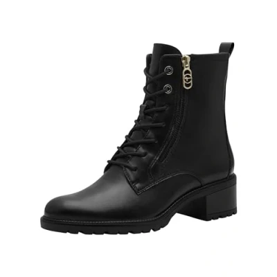 Abbildung von Tamaris Touchit Schnürstiefelette, Damen, Größe: 40, Black Schuhe