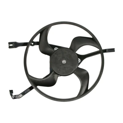 Abbildung von THERMOTEC D8C009TT Lüfter 340 12 100 mit Kühlerlüfterrahmen (Zarge) CITROËN: C3 I Hatchback, C2 PEUGEOT: 1007 Hatchback