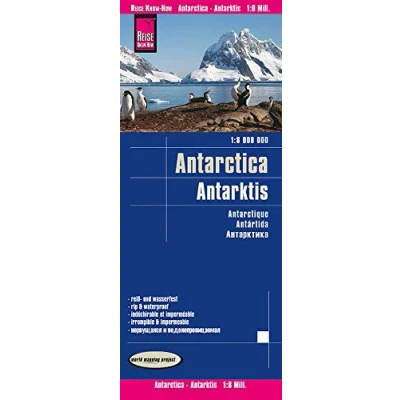 Abbildung von Reise Know How Landkarte Antarktis / Antarctica (1:8.000.000): reiß und wasserfest (world mapping project)