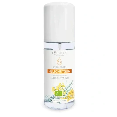 Abbildung von Essences Bulgaria Bio Immortellenwasser 140ml Für Unreinheiten, Falten, feine Linien und dunkle Flecken Anti Aging Nebel Hautregenerierender Toner Alkoholfrei Ohne Tierversuche