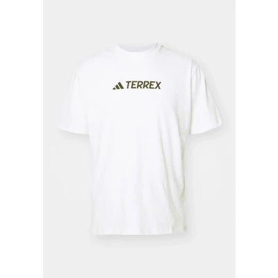 Abbildung von Adidas Terrex LOGO TEE Tshirt print, Herren, Größe: Medium, White