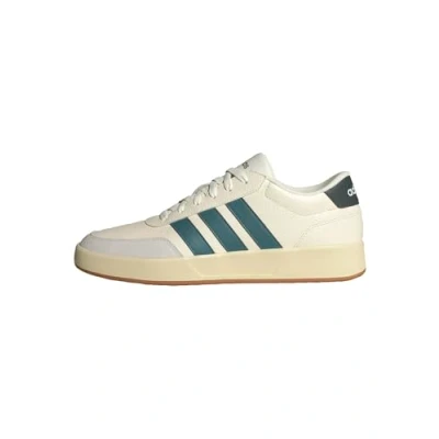 Abbildung von adidas Herren BREAKNET 3.0 Shoes, Off White/Preloved Teal/Legend Ivy, 41 1/3 EU