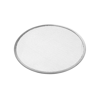 Abbildung von HENDI Pizzagitter Ø 43 cm Aluminium Drahtgitterboden Pizza Screen rund, Pizzablech mit Löchern