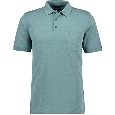 Abbildung von RAGMAN Herren Softknit Polo mit Brusttasche, Kurzarm XL, Salbei 344