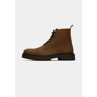 Abbildung von Jack &amp; Jones Jfwenzo BOOT Schnürstiefelette, Herren, Größe: 40, Brown stone Schuhe