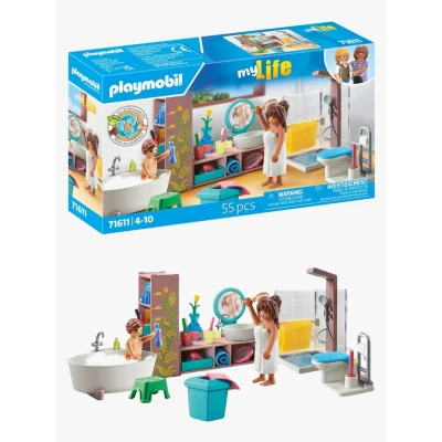 Abbildung von Playmobil 71611 My Life Bausatz Badezimmer