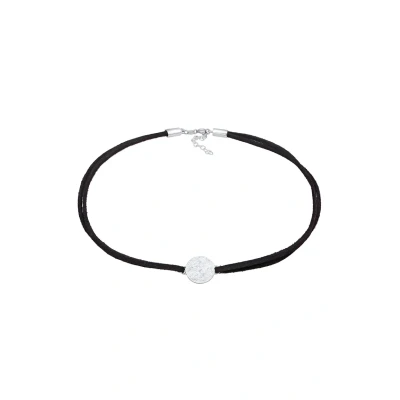Abbildung von Elli Choker COIN Halskette, Damen, Größe: 36, Silber