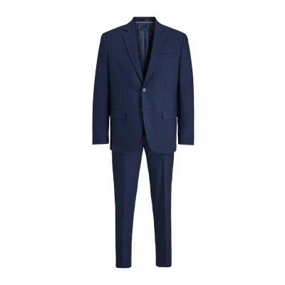 Abbildung von Jack &amp; Jones Premium SET Einreihiger Jprtheo Regular FIT Anzug, Herren, Größe: 46, Medieval blue