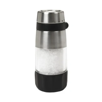Abbildung von OXO Good Grips Elegante Salzmühle aus Edelstahl, Silber