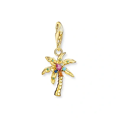 Abbildung von THOMAS SABO Charm Einhänger »Palme, 1934 488 7«, mit Glas Keramik Stein, Korund (synth.), Zirkonia (synth.)