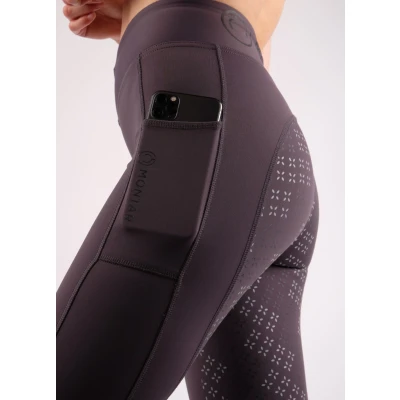Abbildung von Montar Reitleggings Selena Pull On Full Grip Grau 34