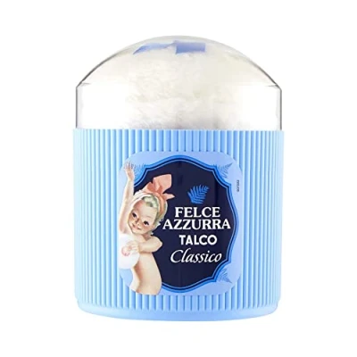 Abbildung von 3x Paglieri Felce Azzurra Talco Classico con Piumino Körperpuder Klassisch Talkum mit Schwämmchen 250g