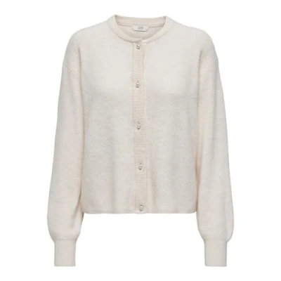 Abbildung von JdY Damen JDYLUMI Life L/S Button CARDIGA KNT NOOS Strickjacke, Birch/Detail:Melange, XS